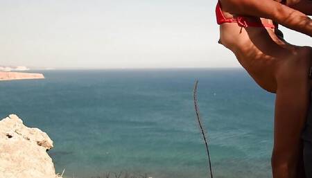 Preview - I get fucked on a public beach, without respect, like a cock hungry slutty bitch, by an old tourist!