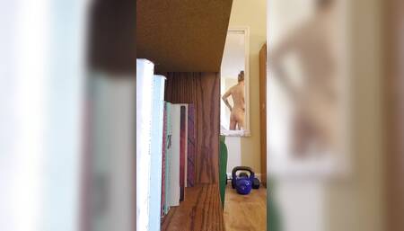 Mirror in study