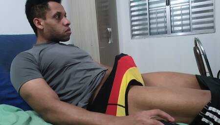 Black boy masturbating