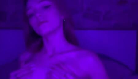Gorgeous Amaya spends the whole night alone and feels hot and sexy