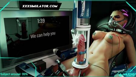 XXX Cyber LAB Automatic 3D Masturbation Machine