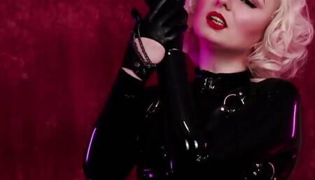 Latex Rubber Fetish with Food Fetisch and Dirty Talk Cuckold Dreams