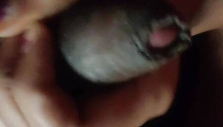 Indian Hyderabad aunty handjob to boyfriend