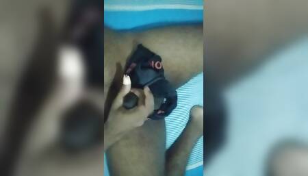 Sexy indian boy expose underwear to nude in bed time