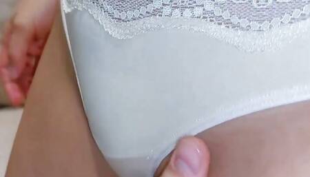 UNCENSORED Big BOOBS JAPANESE getting Huge CUM on PANTIES