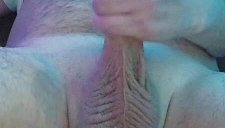 Jerking my cock until I cum.