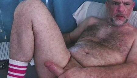 Post-Show wank with horny dude, Chupabear