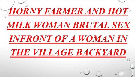 VVVA-4 : Wild Farmer fucks Milkwoman Stranger's wife in the house backyard hardcore Romantic intense erotic sex audio story