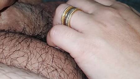Step mom asslep with hand on step son dick