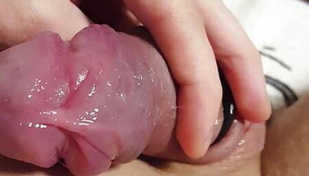 Jerking off after two hours of pumping and edging