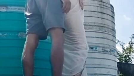 Hard Fucking with desi girl in outdoor.