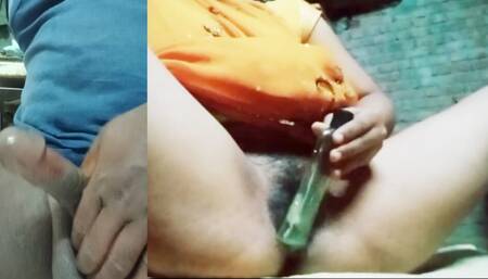 Desi Indian wife video call sex