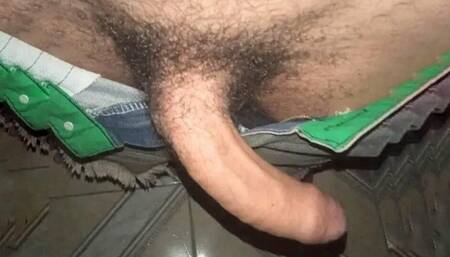 big curved cock swinging