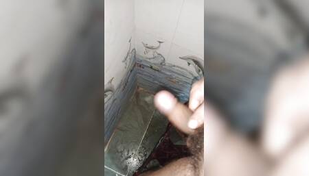 Everybody at home so masterbating in the bathroom secretly
