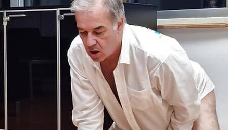 Dirty pig Porn Slut Stephanie forgot that she was the Businessman Stefan Nolte from Cyprus, moaning and sucking in her office