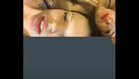 Playful rich skinny girls in Periscope