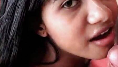 Slutty petite teen fucked in her tight shaved pussy