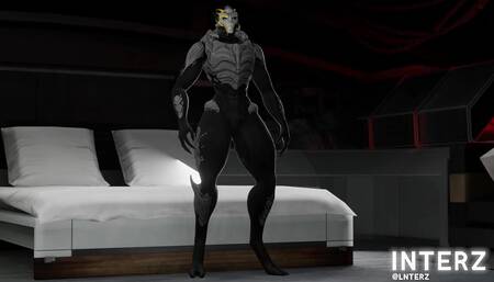 Male Turian Growth Animation