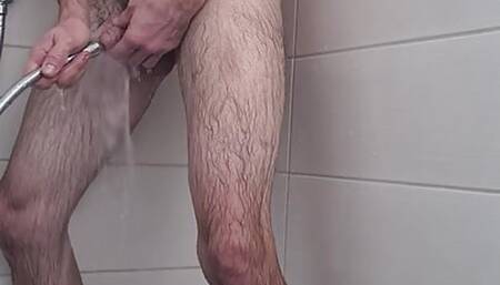 Filling bladder with water and piss and cum