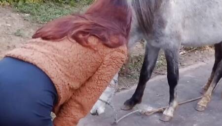 I take my wife for a walk in the risky forest