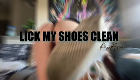 LICK MY SHOES CLEAN