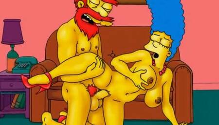 Marge Simpson mature whore