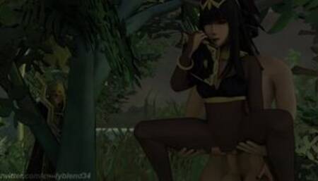 Tharja fucked by a bandit while Robin watches - Fire Emblem Awakening 3d Hentai