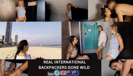 I SNEAK INTO A REAL Backpacker Hostel DORM room and convince them all to FUCK!  TRAILER BRITISH, NEW ZEALAND AND AUSTRALIA