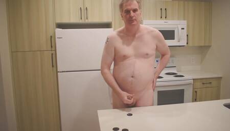 Male submissive jacking off and eating his cum for the first time.