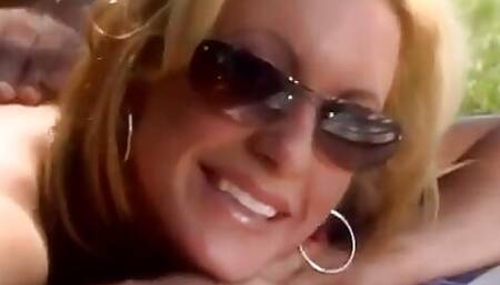 Hung Dude Sucks Hot Blonde's Pussy Before Reaming Her Doggy-style