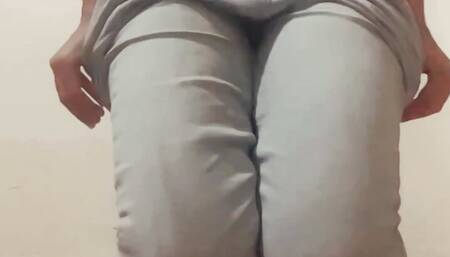 College girl sayra in jeans