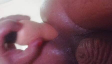 playig  with  dildo