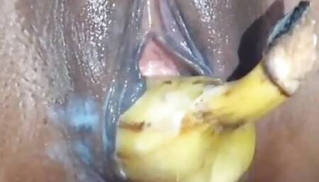 Masturbation using banana ????
