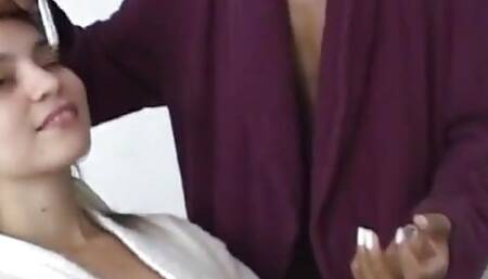 Two sexy cock sucking sluts take dick in cunts and asses and get jizzed