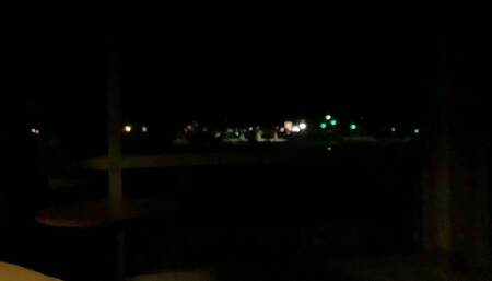 Experimenting in front of the window at a hotel