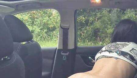 A young slut in the car! Passionate sex after casual encounter! LustTaste 4K