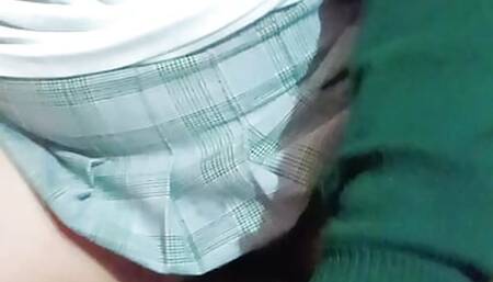 PLAYFUL AND INNOCENT ALINE SECRETLY PLAYING WITH HER STEPBROTHER!