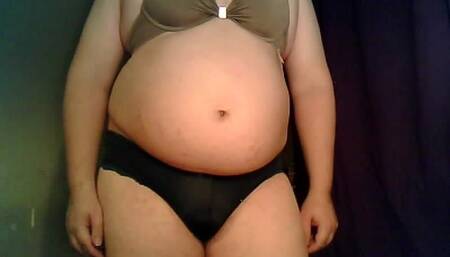 Chubby Sissy in Bra