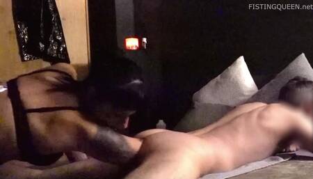 Deep Punch Anal Femdom Fisting