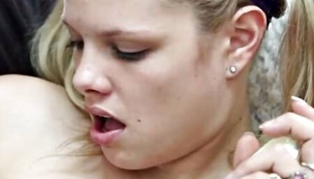 Little Taylor with natural tits and Masturbate Solo