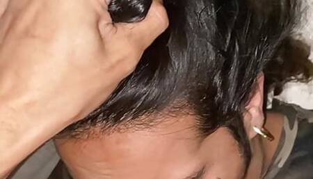 Single mom blowjob cum eating milf