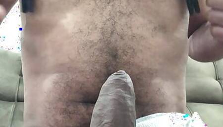 Nipple Worship and touch with a dildo