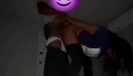 Dogging Her Out in an Abandoned House. Fucked Her Good and Made Her Suck the Cum Out When I Got Tired of Fucking Her. Her Boyf