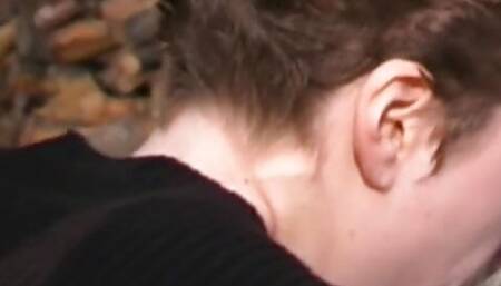 Short haired slut from France wants cum so bad