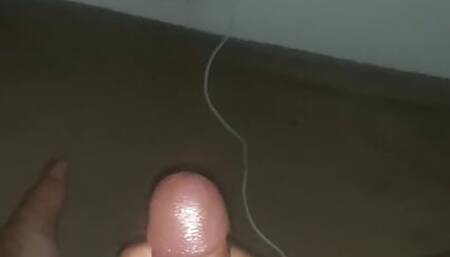 Young Black w a Pretty Dick Masturbating