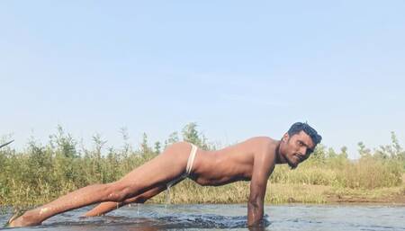 Big cock man jordiweek full enjoyment in river front side Pani me moj marli nahte nahte