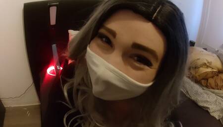 Cute Maid will Masturbate with Dildo and want you to watch