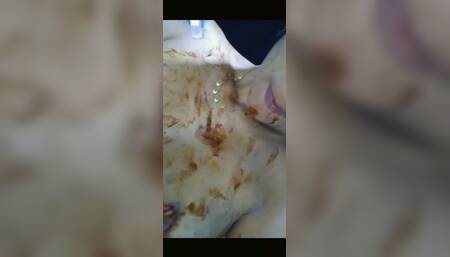 mi tetas en baño de chocolate!