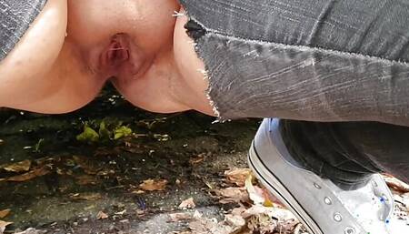 Outdoor Piss Compilation - Will I get caught?