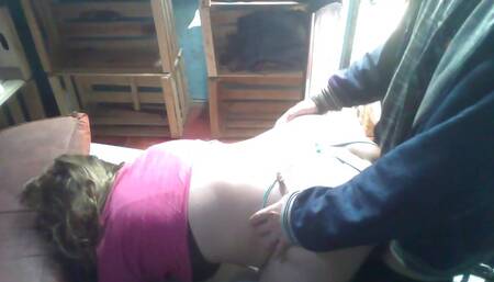 I get on four, we turn on a very powerful LED and we take